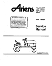Ariens 935 Series Service Manual
