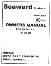 Seaward Princess 2247-5200 AC Owner's Manual