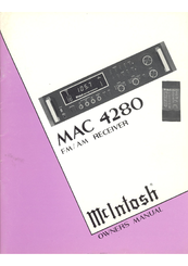 McIntosh MAC 4280 Owner's Manual