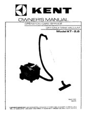 Kent KT-2.6 Owner's Manual