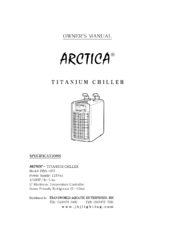 JBJ Lighting ARCTICA DBA-075 Owner's Manual