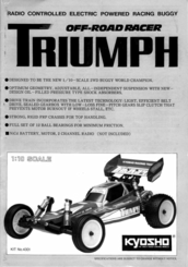 Kyosho Triumph 4301 Instruction Manual