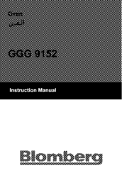 Blomberg GGG9152 Instruction Manual