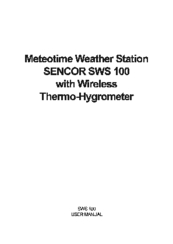 Sencor SWS 100 User Manual