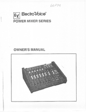 Electro-Voice 61PM Owner's Manual