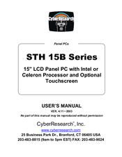 CyberResearch STH 15B Series User Manual
