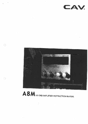 CAV A8M Instruction Manual