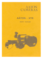 AAton XTR User Manual