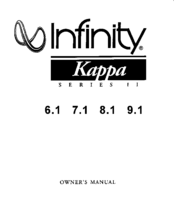 Infinity KAPPA 7.1 Owner's Manual