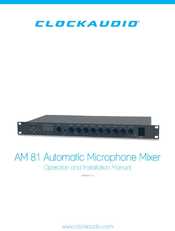 Clockaudio AM 81 Operation And Installation Manual