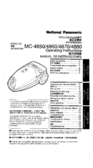 Panasonic MC-4860 Operating Manual