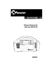 XPower 400 PLUS Owner's Manual