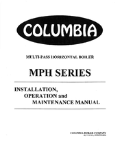Columbia MPH 40 Installation, Operation And Maintenance Manual