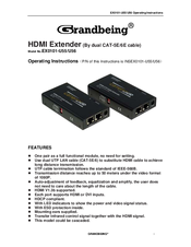 Grandbeing EX0101-U56 Operating Instructions Manual