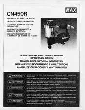 Max CN450R Operating And Maintenance Manual