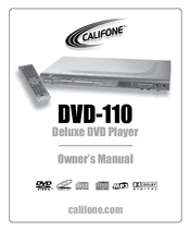 Califone DVD-110 Owner's Manual