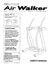 Pro-Form Air Walker DRMC77753 User Manual