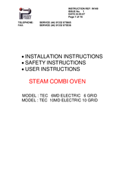Parry TEC 10MD ELECTRIC User Manual