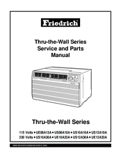 Friedrich US12A30A Service And Parts Manual