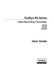 TeleEye RX364 User Manual