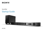 Sony HT-ST9 Startup Manual