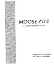 Moose Z700 Installation And Programming Manual