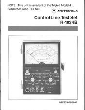 Motorola R-1034B Instruction Manual