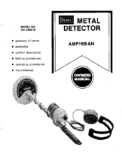 Sears 321.596270 Amphibian Owner's Manual