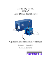 Energetiq EQ-99-FC Operation And Maintenance Manual