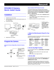 Honeywell HCU484 Quick Install Manual