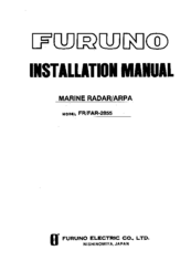 Furuno FR-2855 Installation Manual