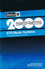 Delco ETR 2000 series User Manual
