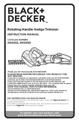 Black & Decker HH2400 Instruction Manual