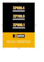 X-Pulse XP700.5 Installation & Operating Instructions Manual