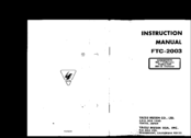 Yaesu FTC-2003 Instruction Manual