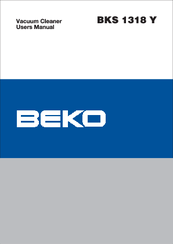 Beko BKS 1318 Y User Manual