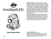 ADJ InnoSpotLED User Instructions
