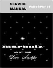Marantz PM551 Service Manual