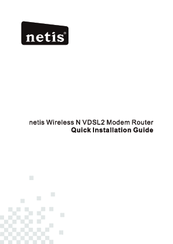 Netis DL4422 Quick Installation Manual