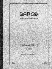 Barco 90 00719 Installation Manual