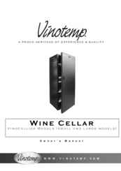 Vinotemp small VinoCellier Owner's Manual