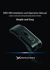 X-Driven DRS1100 Installation And Operation Manual