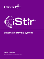 Crock-Pot CiStir Owner's Manual