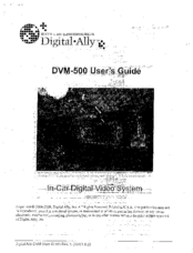 Digital-Ally DVM-500 User Manual