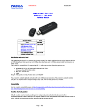 Nokia CS-15 Technical Bulletin
