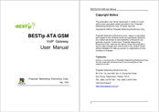 Projectek Networking Electronics BESTip ATA GSM User Manual