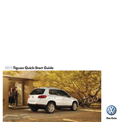 Volkswagen 2013 Tiguan Quick Start Manual