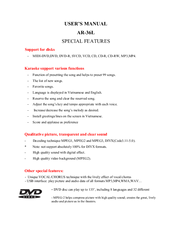 Arirang AR-36L User Manual