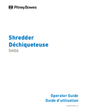 Pitney Bowes SHG6 Operator's Manual
