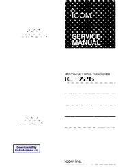 Icom IC-726 Service Manual